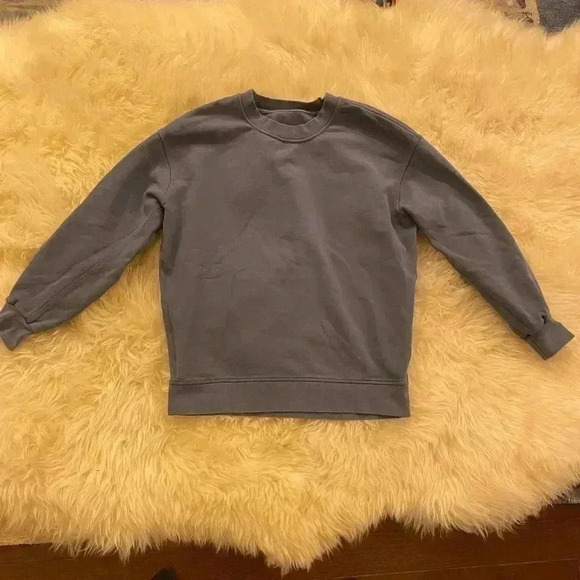 Lululemon Perfectly Oversized Crew Size 2 Water Drop - Picture 3 of 5